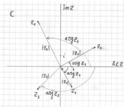 Тригонометрическая и показательная форма комплексного числа